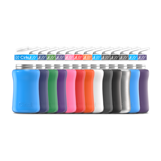 12oz. Stainless Steel Bottle & Comfort Grip Lid